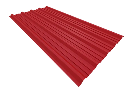Double Ribbed Trapezoidal (Carmine Red)